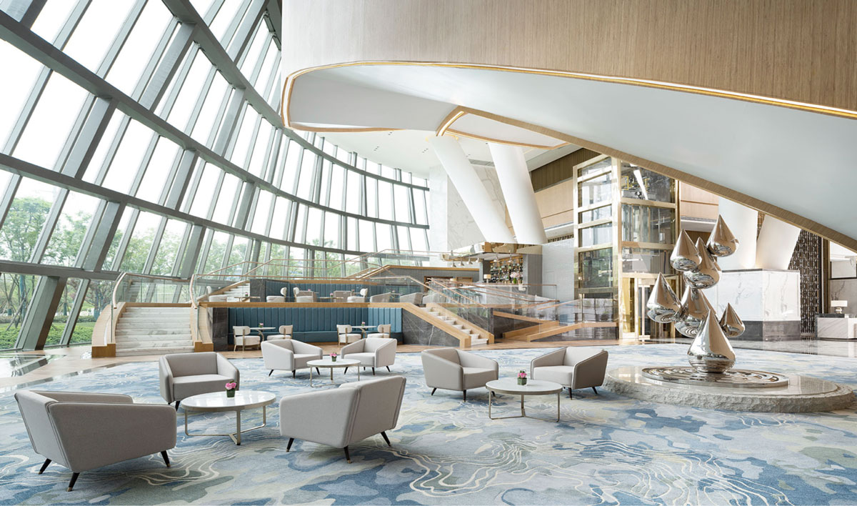 未來智能風格的高端酒店設計,將科技與人性化設計巧妙融合 未來智能風格的高端酒店設計,將科技與人性化設計巧妙融合